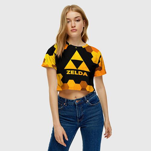 Женские укороченные футболки The Legend of Zelda