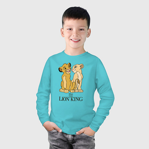 Детские хлопковые лонгсливы Король Лев