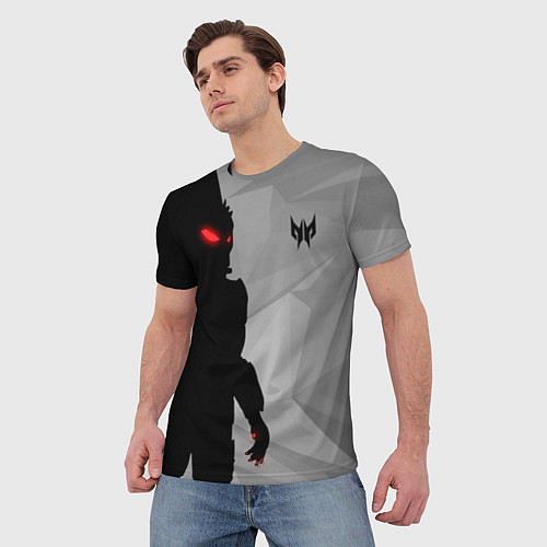 Мужские 3D-футболки Хищник