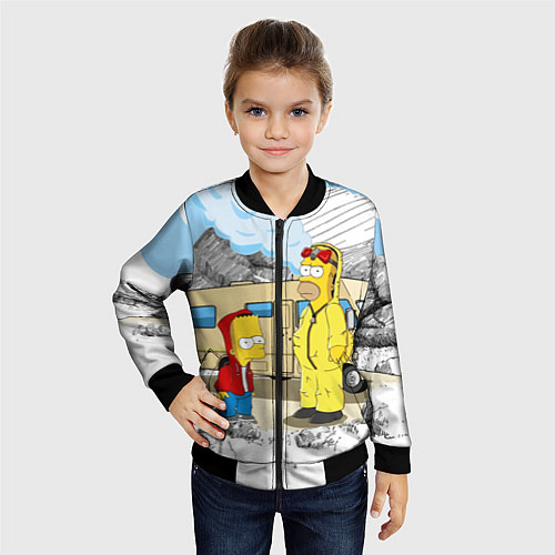 Детские куртки-бомберы Симпсоны