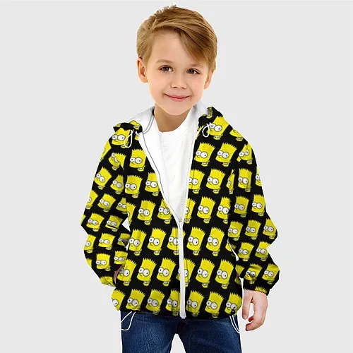 Детские куртки с капюшоном Симпсоны