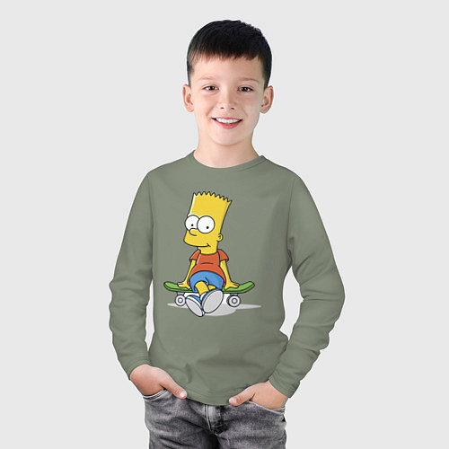 Детские футболки с рукавом Симпсоны