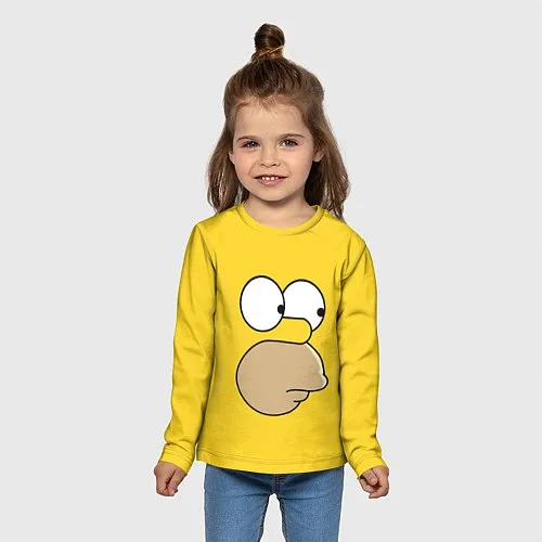 Детские футболки с рукавом Симпсоны
