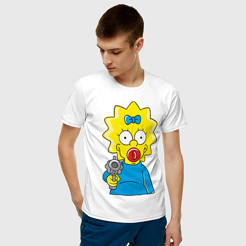 Мужские хлопковые футболки Симпсоны