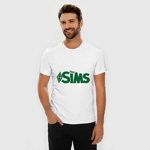 Мужские приталенные футболки The Sims