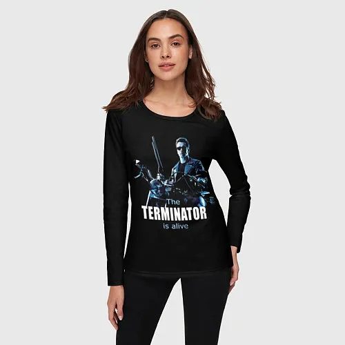 Женские футболки с рукавом Терминатор