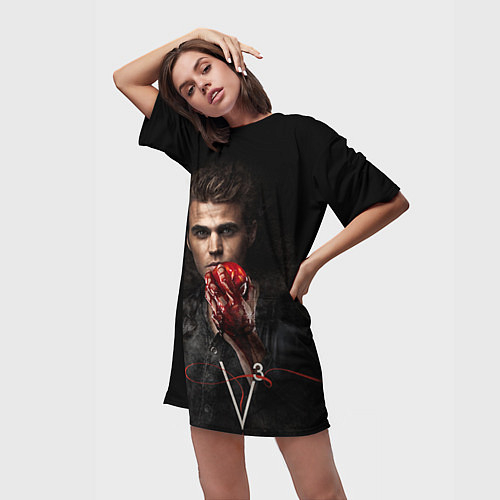 Женские длинные футболки Дневники вампира