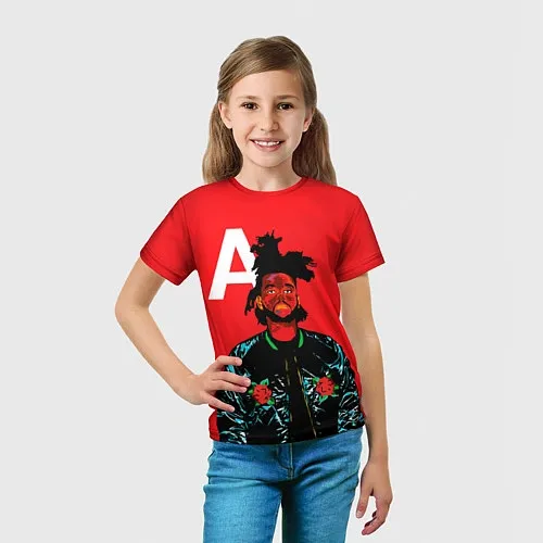 Детские 3D-футболки The Weeknd