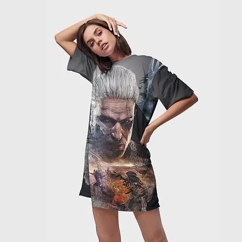 Женские длинные футболки The Witcher