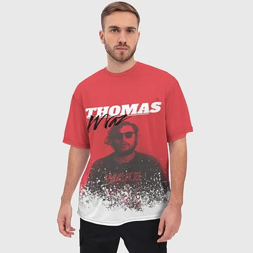 Мужские 3D-футболки Thomas Mraz