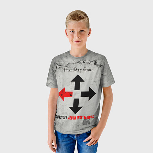Детские 3D-футболки Three Days Grace