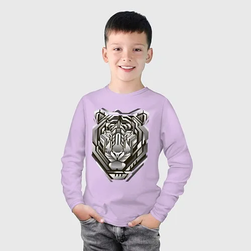 Детские футболки с рукавом с тиграми