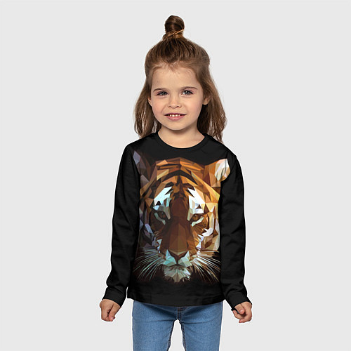Детские футболки с рукавом с тиграми