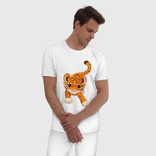Мужские пижамы с тиграми