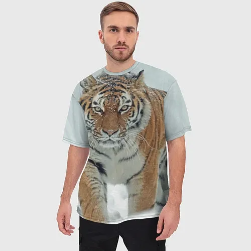 Мужские 3D-футболки с тиграми