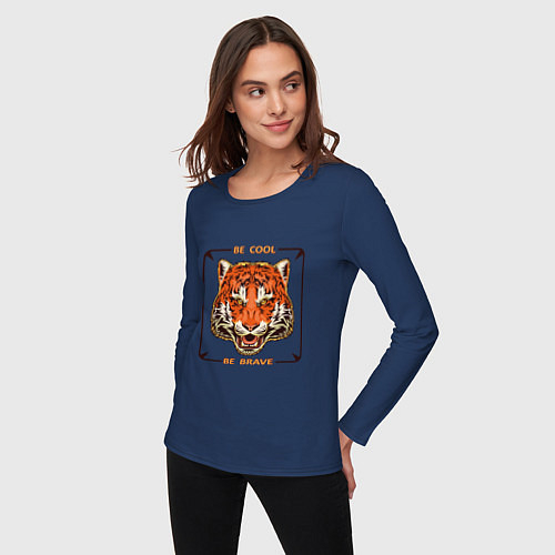 Женские футболки с рукавом с тиграми