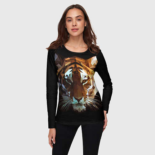 Женские футболки с рукавом с тиграми