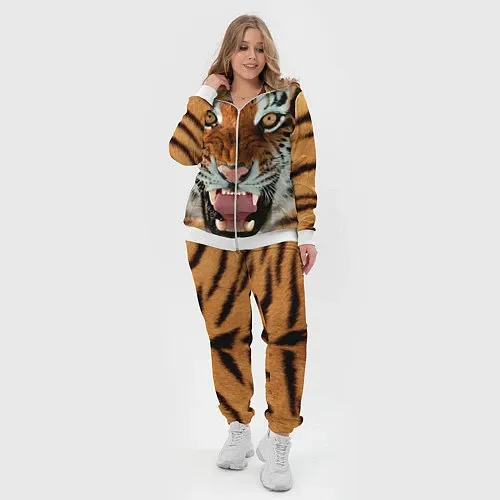 Женские 3D-костюмы с тиграми