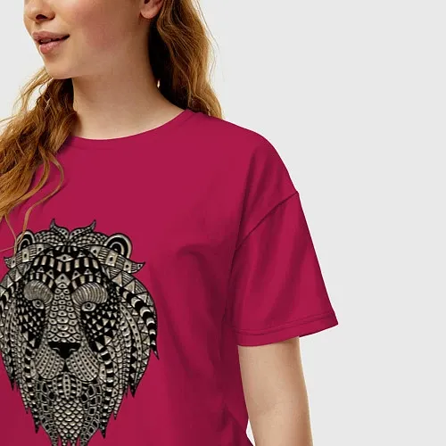 Женские футболки оверсайз с тиграми