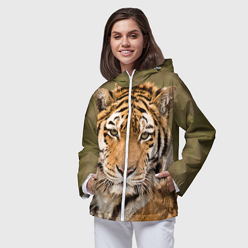 Женские ветровки с тиграми