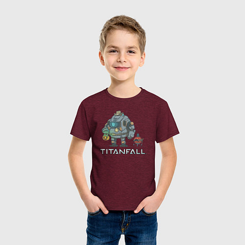 Детские хлопковые футболки Titanfall