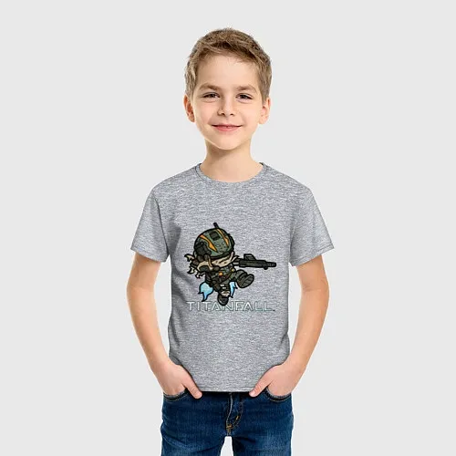 Детские хлопковые футболки Titanfall