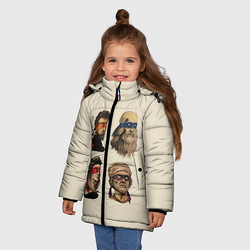 Детские Куртки зимние Черепашки-ниндзя