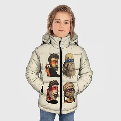 Детские зимние куртки Черепашки-ниндзя
