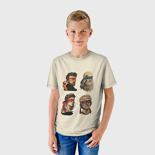 Детские 3D-футболки Черепашки-ниндзя