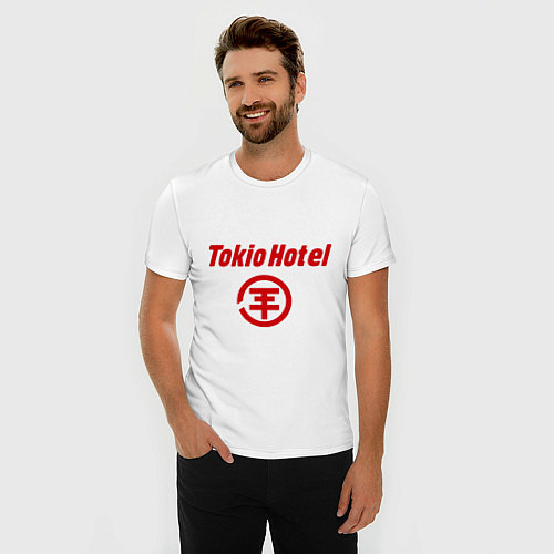 Мужские приталенные футболки Tokio Hotel