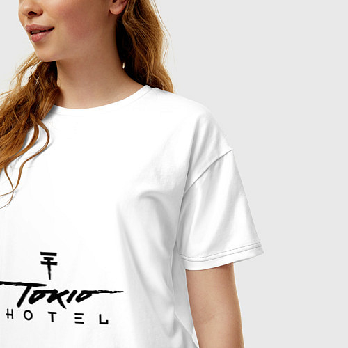 Женские футболки оверсайз Tokio Hotel