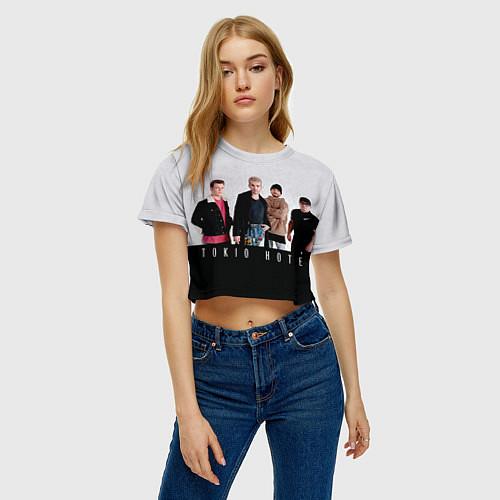 Женские укороченные футболки Tokio Hotel