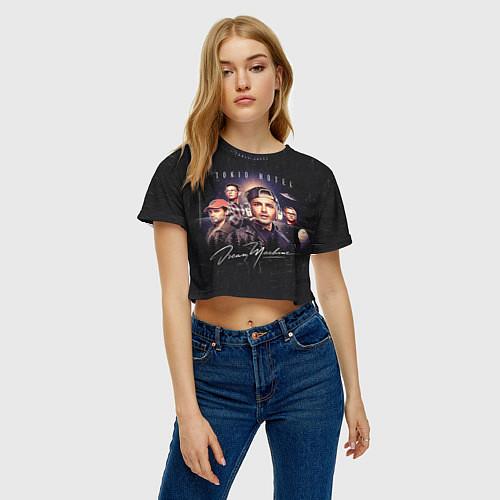 Женские укороченные футболки Tokio Hotel