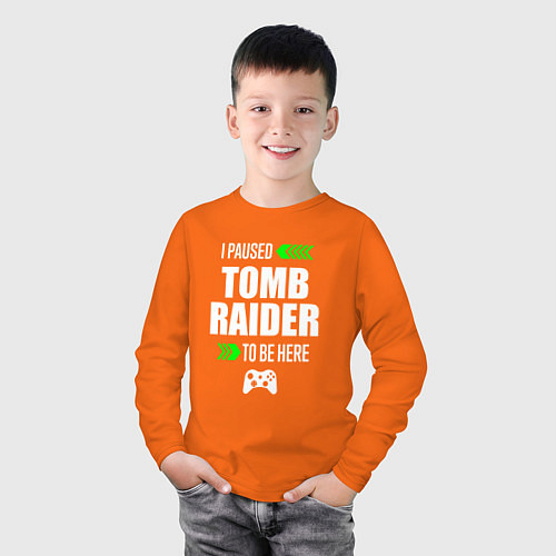 Детские футболки с рукавом Tomb Raider