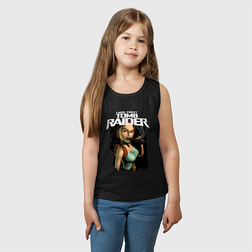 Детские хлопковые майки Tomb Raider