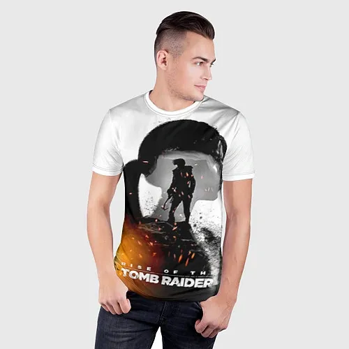 Мужские 3D-футболки Tomb Raider