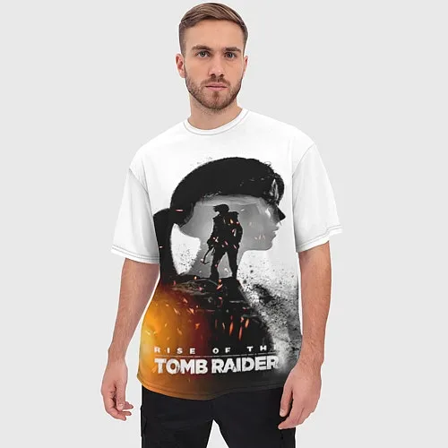 Мужские футболки оверсайз Tomb Raider