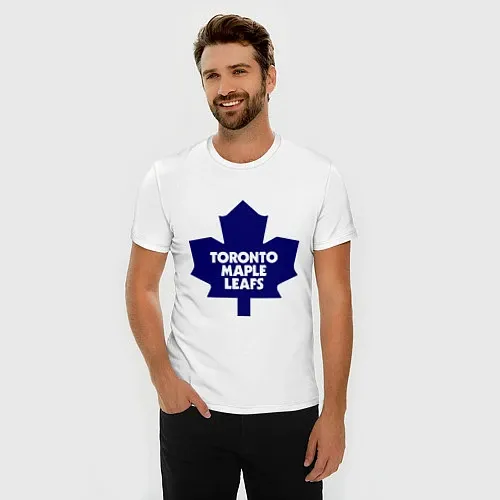 Мужские хлопковые футболки Торонто Мэйпл Лифс