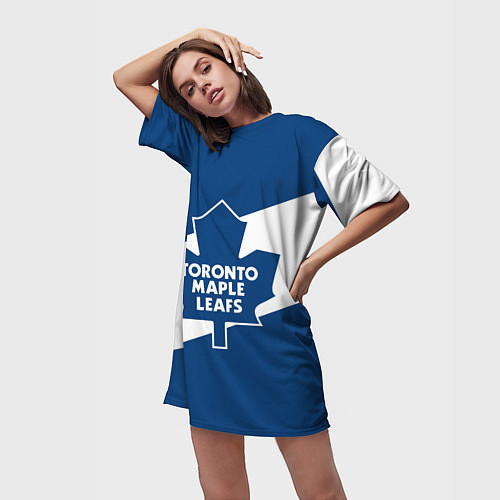 Женские длинные футболки Торонто Мэйпл Лифс