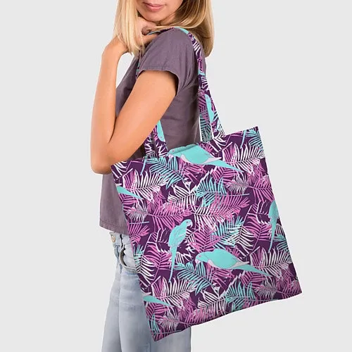Тропические сумки-шопперы