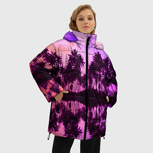 Тропические женские зимние куртки