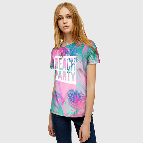 Тропические женские 3d-футболки
