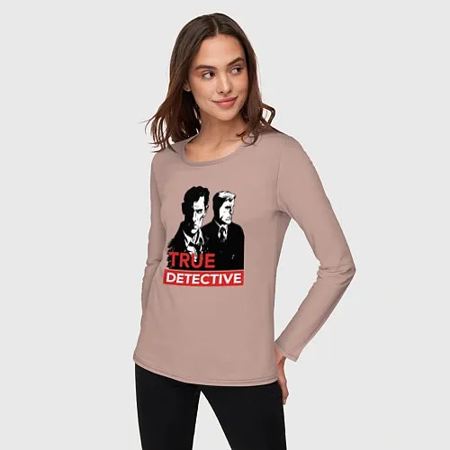 Женские футболки с рукавом Настоящий детектив