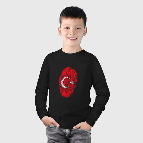 Турецкие детские хлопковые лонгсливы