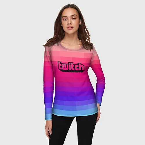 Женские футболки с рукавом Twitch