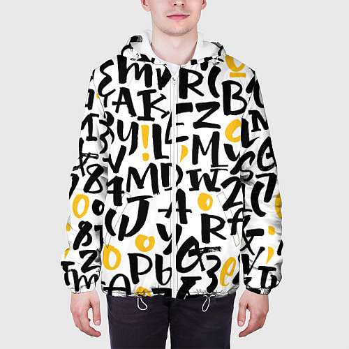 Мужские Куртки демисезонные с типографикой