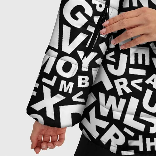 Женские куртки с типографикой