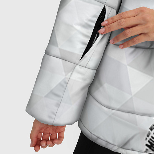 Женские куртки с капюшоном с типографикой