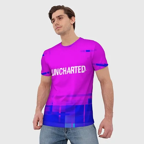 Мужские 3D-футболки Uncharted
