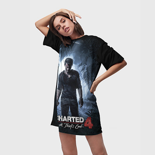 Женские длинные футболки Uncharted